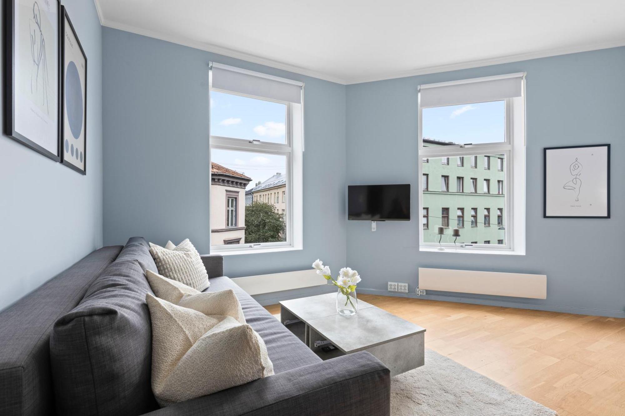 Modern And Bright Apartment In Central Oslo Eksteriør bilde